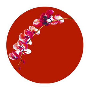 Phalaenopsis Red Hardboard Placemat. Set of 2 - bettibdesign