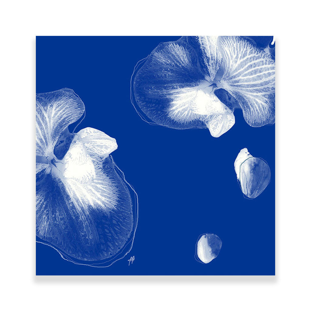 Abstract Blue Hardboard Placemat. Set of 2 - bettibdesign